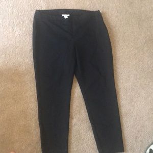 Black Bar lll pants. Side zipper. Size 14